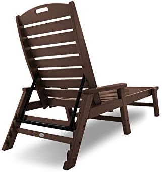 POLYWOOD NCC2280MA-P Nautical Arms Chaise - Image 4