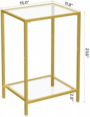 HOMSHO Side Tables Set of 2 - Image 3
