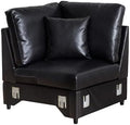 RARZOE Modular Sectional Couch Corner Seat Module, Faux Leather Armless Corner by RARZOE