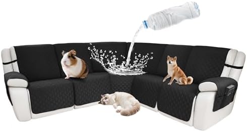 Waterproof Sectional Reclining Couch Covers L Shaped Recliner Sectional Sofa by ROFASVCO