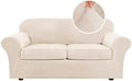 H.VERSAILTEX Real Velvet Plush 3 Piece Stretch Sofa Covers Couch Covers by HVERSAILTEX