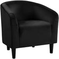 Yaheetech Small 25.5in Wide Velvet Barrel Accent Chair by Yaheetech