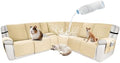 Waterproof Sectional Reclining Couch Covers L Shaped Recliner Sectional Sofa by ROFASVCO