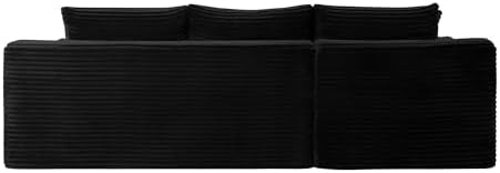 106-Inch Oversized U-Shaped Left Facing Corner Compressed Sofa Modular Boneless - Image 5