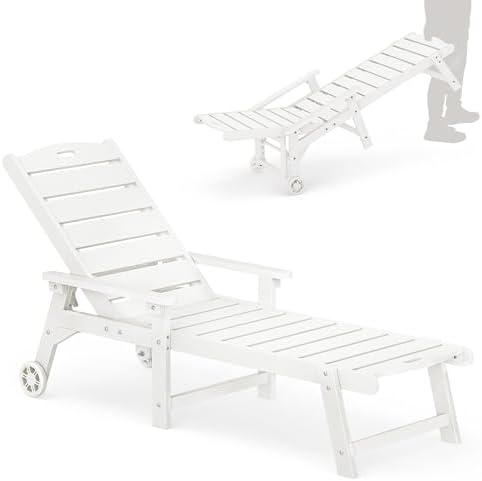 LUE BONA Outdoor Chaise Lounge, 5-Position by LUEBONA