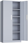 INTERGREAT Metal Storage Cabinet, Tall Metal Cabinet by INTERGREAT
