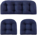 3 Pieces Waterproof Wicker Furniture Cushions Set by ChairCushions