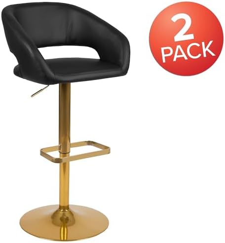 Flash Furniture Vinyl Adjustable Barstool - Image 4