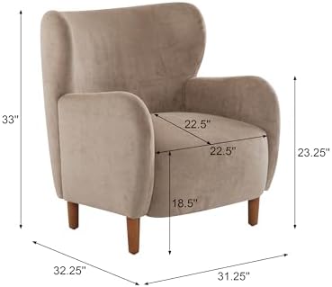 Christopher Knight Home Dolly Mid-Century Modern Velvet Upholstered Wingback - Image 2