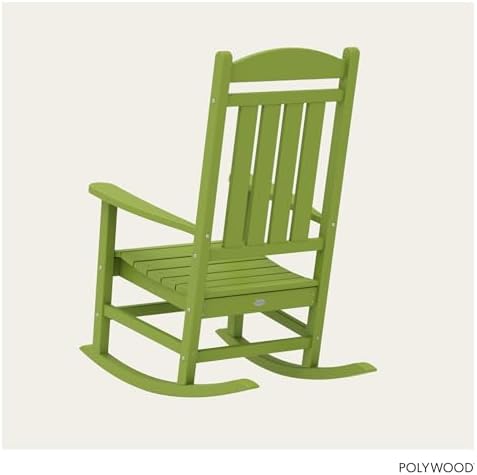 POLYWOOD Presidential Rocking Chair in Lime - Image 4