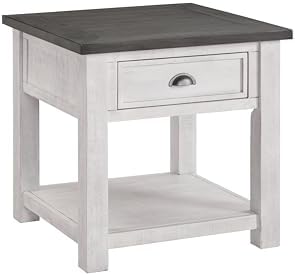 Martin Svensson Home Monterey Solid Wood End Table White - Image 6