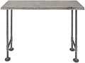 Restore by Pipe DÉCOR Live Edge Wood Console Table 48 in. x 16 in. x 34 in. by PipeD%C3%A9cor