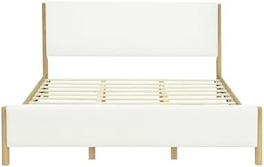 Christopher Knight Home Bettine King Size Bed, Boucle King Headboard Bed - Image 7