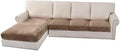 H.VERSAILTEX Velvet Stretch Sectional Couch Cover by HVERSAILTEX