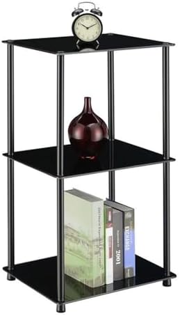 Convenience Concepts Designs2Go Classic Glass 3-Tier Bookshelf 28" by ConvenienceConcepts