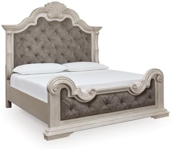 Signature Design by Ashley California King Upholstered Panel Bed by Unknown