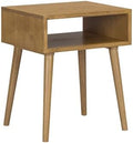 NTC Zoe Solid Wood Nightstand, Mid Century Modern Side Table Bedroom, Bedside by NTC