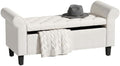 HOMCOM 47" Storage Ottoman End of Bed Bench by HOMCOM