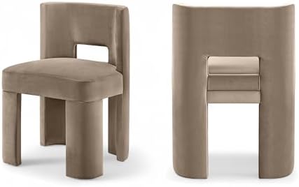 Meridian Furniture 945Taupe-C Zuno Collection Modern | Contemporary Dining Chair by Unknown
