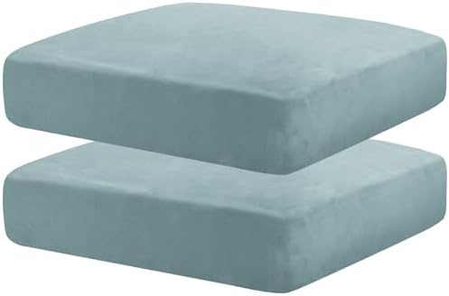MAXIJIN Velvet Stretch Seat Cushion Covers Couch Cushion Cover by MAXIJIN