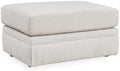 Signature Design by Ashley Maitelynn Large Rectangular White Ottoman, No by Unknown