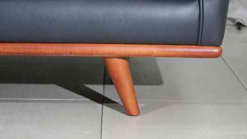 Mega Solutions Savoy Full All Around Front and Back Italian Leather Sofa 89" - Image 3
