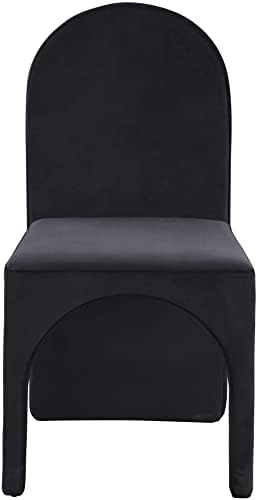 Meridian Furniture 803Black-SC Summer Collection Modern | Contemporary Velvet - Image 6