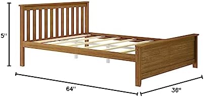 Plank+Beam Solid Wood Queen Bed Frame, Platform Bed - Image 2