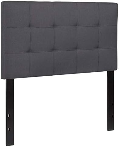Flash Furniture Twin Tufted Fabric Headboard, Dark Gray - Image 3