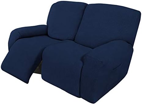 Easy-Going 6 Pieces RV Recliner Loveseat Sofa Slipcover Navy by Easy-Going