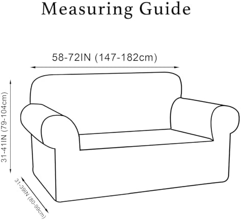 Turquoize Velvet Loveseat Covers Stretch Love Seat Couch Covers - Image 6