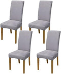 Dining Chair Covers, Stretch Seat Covers, Washable Furniture Protector by BIETYONE