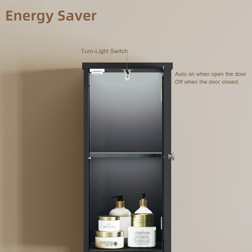 ChooChoo Narrow Bathroom Storage Cabinet - Image 4