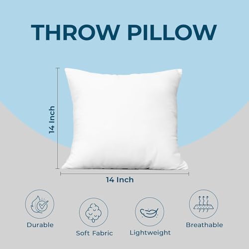 Utopia Bedding Throw Pillows, 14x14 Pillow Inserts - Image 4