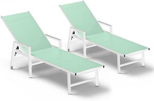 Patio Chaise Lounge Chair Outdoor by Vexwalx