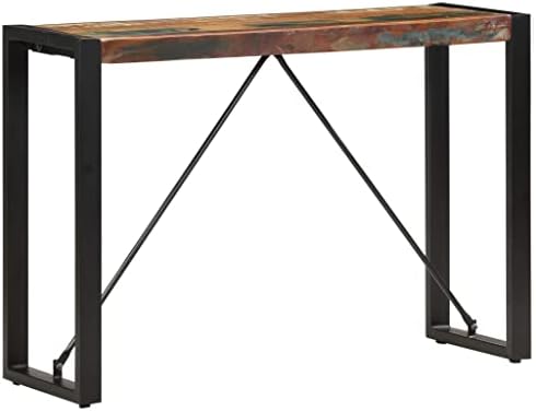 Console Table 43.3"x13.8"x29.9" Solid Reclaimed Wood, End Tables, Accent Tables - Image 7