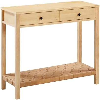 Nathan James Evelyn Modern Farmhouse Wood Console Table, Entryway Table - Image 6