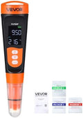 VEVOR pH Meter, 0-14 pH Range, IP68 Waterproof Probe, Pocket Tester Kit by VEVOR