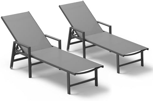Patio Chaise Lounge Chair Outdoor by Vexwalx
