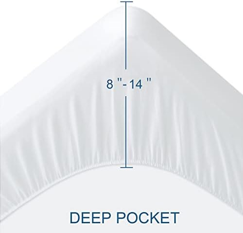 Twin Size Mattress Protector Waterproof, Absorbent Fitted Sheet - Image 2