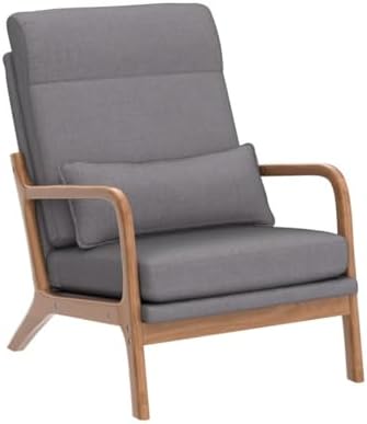 Karl home Accent Chair High Back Mid-Century Modern - Image 5