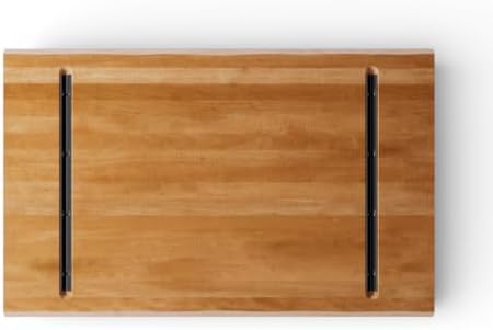 30" x 48" Rectangular Solid Wood Live Edge Table Top - Image 3