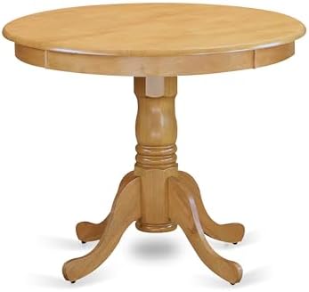 East West Furniture ANAV5-OAK-C 5 Piece Kitchen Table Set - Image 4