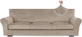 XINEAGE 4-Piece Velvet Oversize Sofa Cover, Couch Covers by XINEAGE
