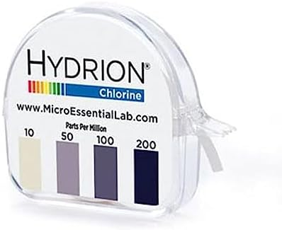 Micro Essential Lab CM-240 Hydrion Chlorine Dispenser 10-200 PPM Test Roll Plus - Image 2