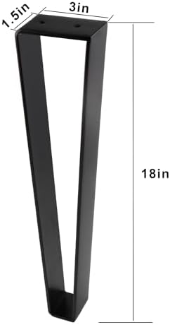 Osring 18 Inch Trapezoid Furniture Legs - Image 2