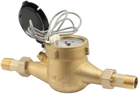 DN20 Water Meter 3/4" NPT, AWWA C708 Certification Gallon Water Flow Meter by Watflow