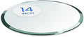 Dulles Glass 14 inch Round Glass Table Top by DullesGlass