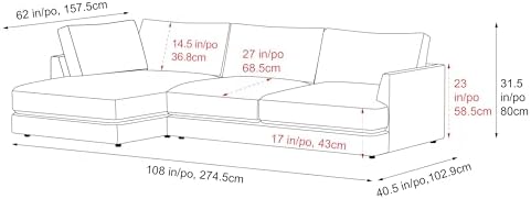 Valencia Serena 108" Full Leather Sofa 3 Seater - Image 3
