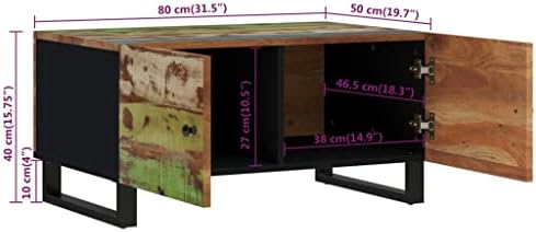 Rustic Reclaimed Wood Coffee Table, Modern Living Room Centerpiece, - Image 2